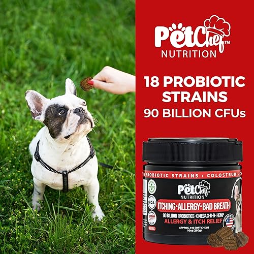 Miniatura 6 de Pet Chef Suplemento para alergias Golosina suave. Natural y orgánico 2 paquetes de tocino y mantequilla de maní