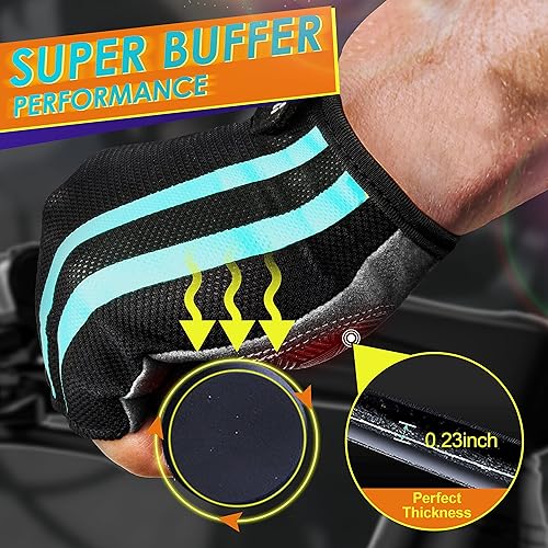 Miniatura 3 de ihuan Guantes de entrenamiento prémium para hombres y mujeres, levantamiento de pesas, ejercicio, entrenamiento, fitness, levantamiento de pesas,