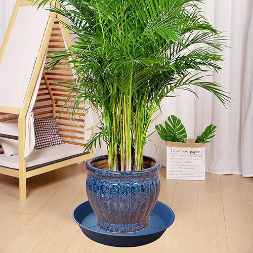 Miniatura 88 de Paquete de 6 platos para plantas, bandeja goteo agua, 4, 5, 6, 7, 8, 9, 10, 11, 12, 13, 15, 17, 19 pulgadas, resistentes, interior, exterior, base