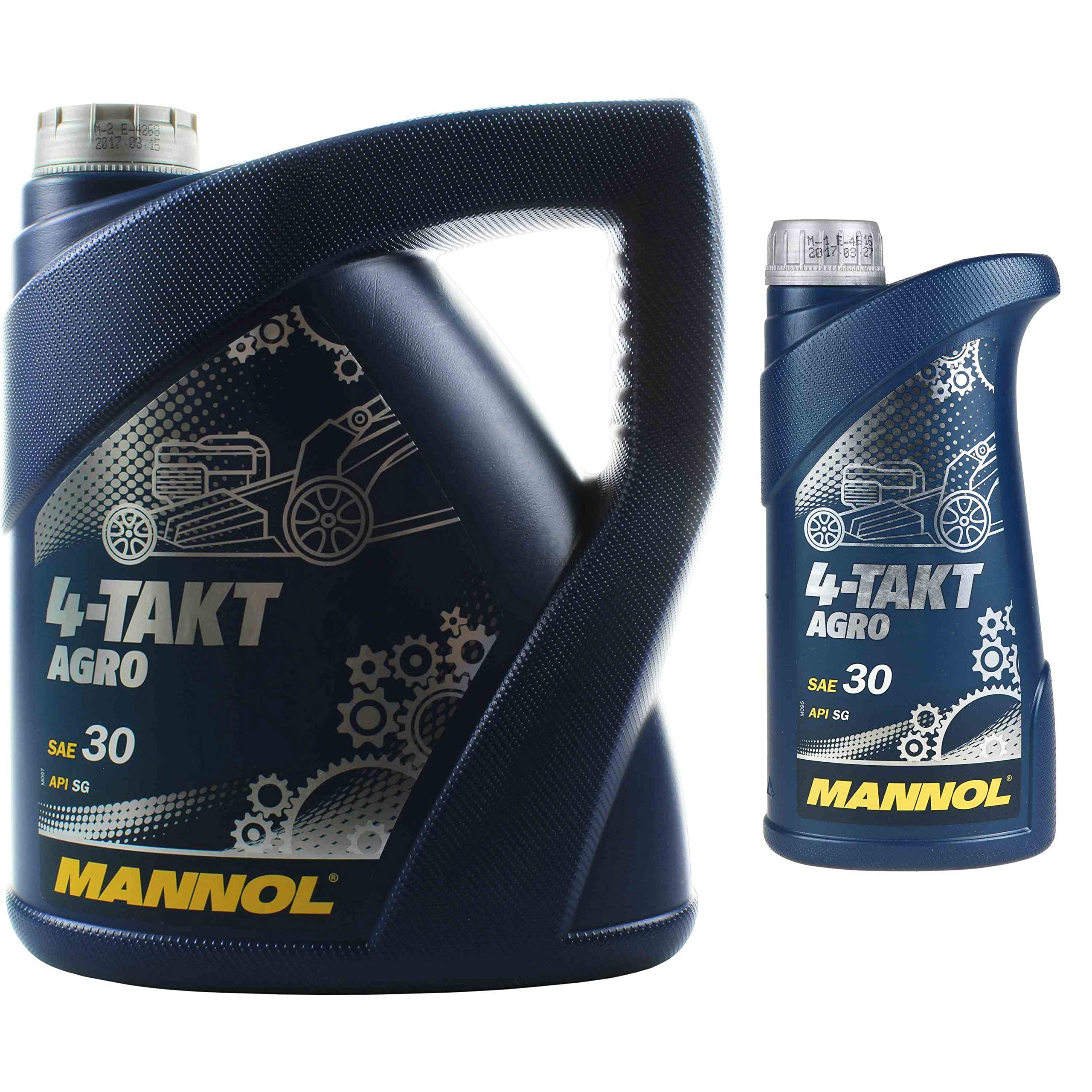 5 Liter OriginalMANNOL Motoröl SAE 30 4-TAKT AGRO API SG