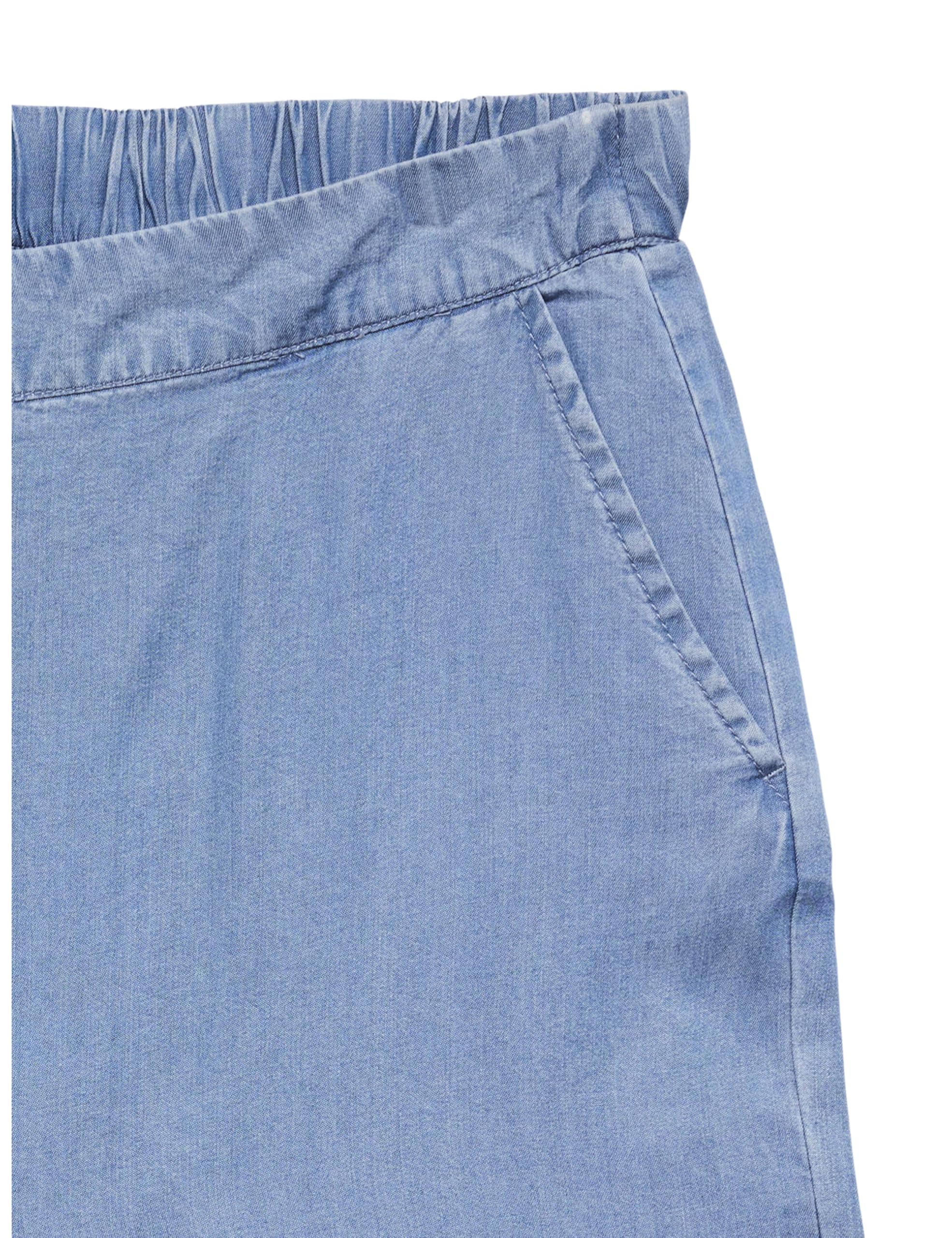 VERO MODA Damen Culotte Hose mit elastischem Bund und weitem Bein Femmes Pantalon Culotte Taille élastique Jambes Larges