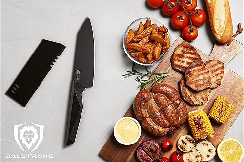 Miniatura 9 de Dalstrong Cuchillo de chef - 8 pulgadas - Serie Shadow Black - Edición roja Marauder - Revestimiento antiadherente rojo - Alto carbono - Acero