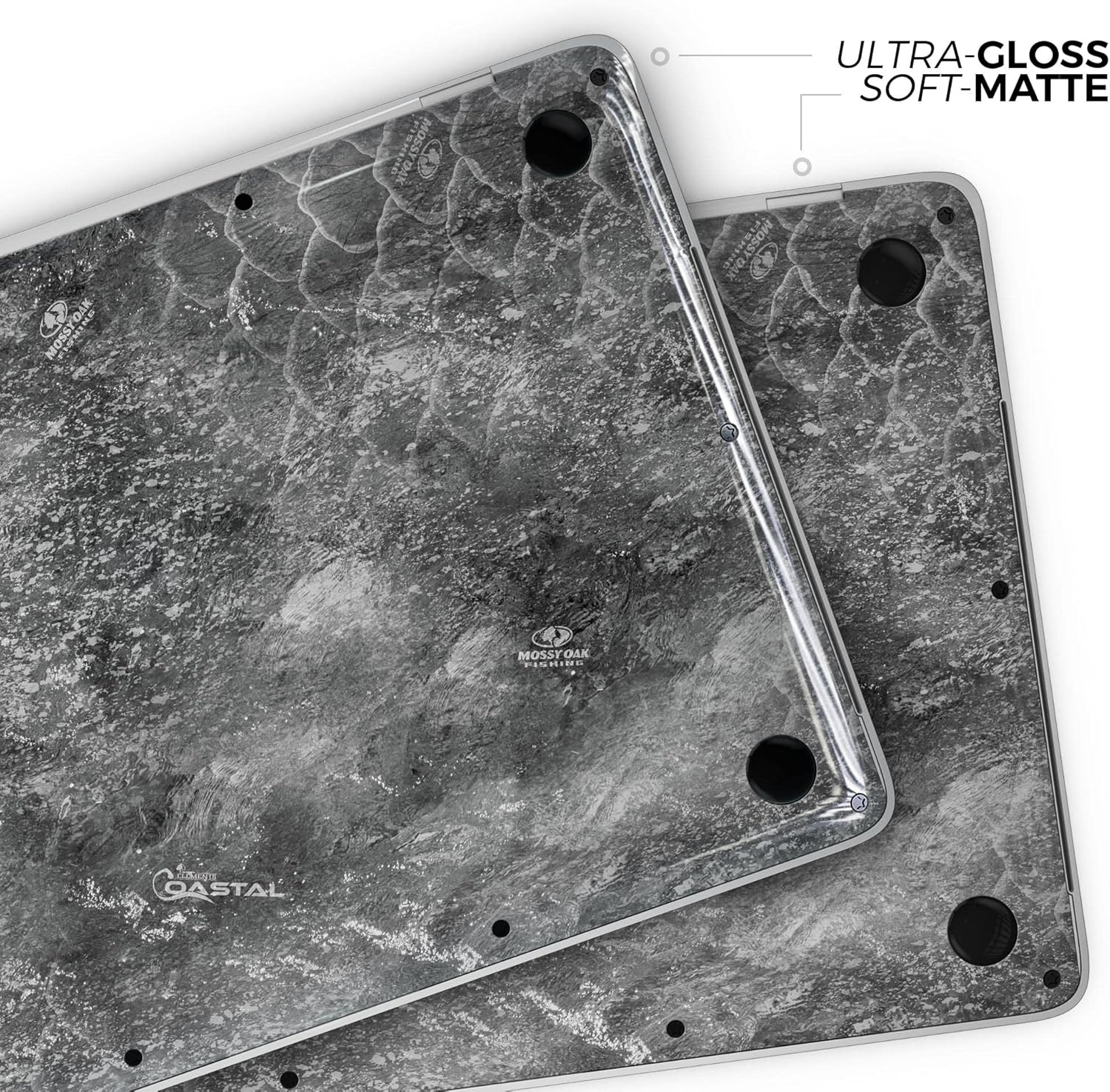 DesignSkinz - Mossy Oak Elements Coastal Cloudbank Premium Full-Body Cover Wrap Decal Skin-Kit Compatible with MacBook Pro 13" M1/M2 (A2338)