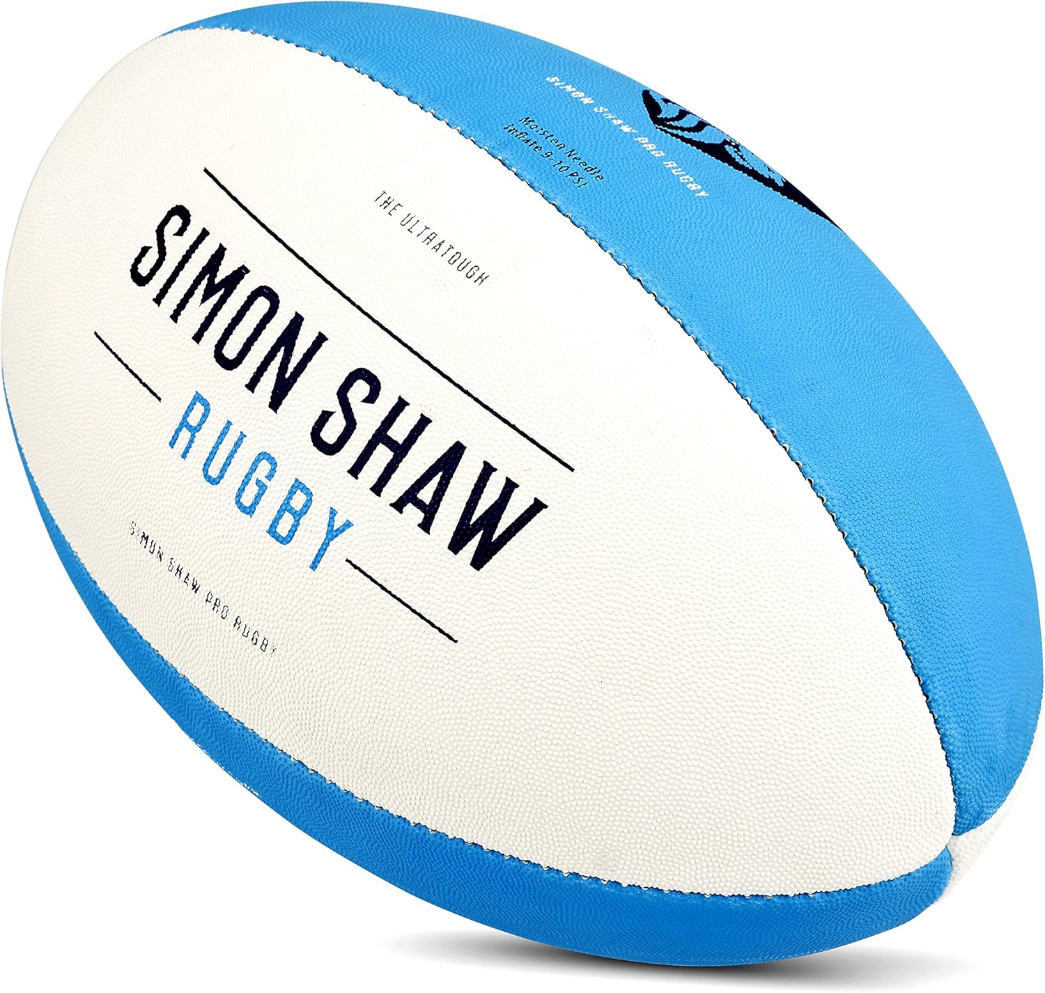 Simon Shaw Rugby Ball Size 5 Strong Match Rugby Ball Ultra Tough