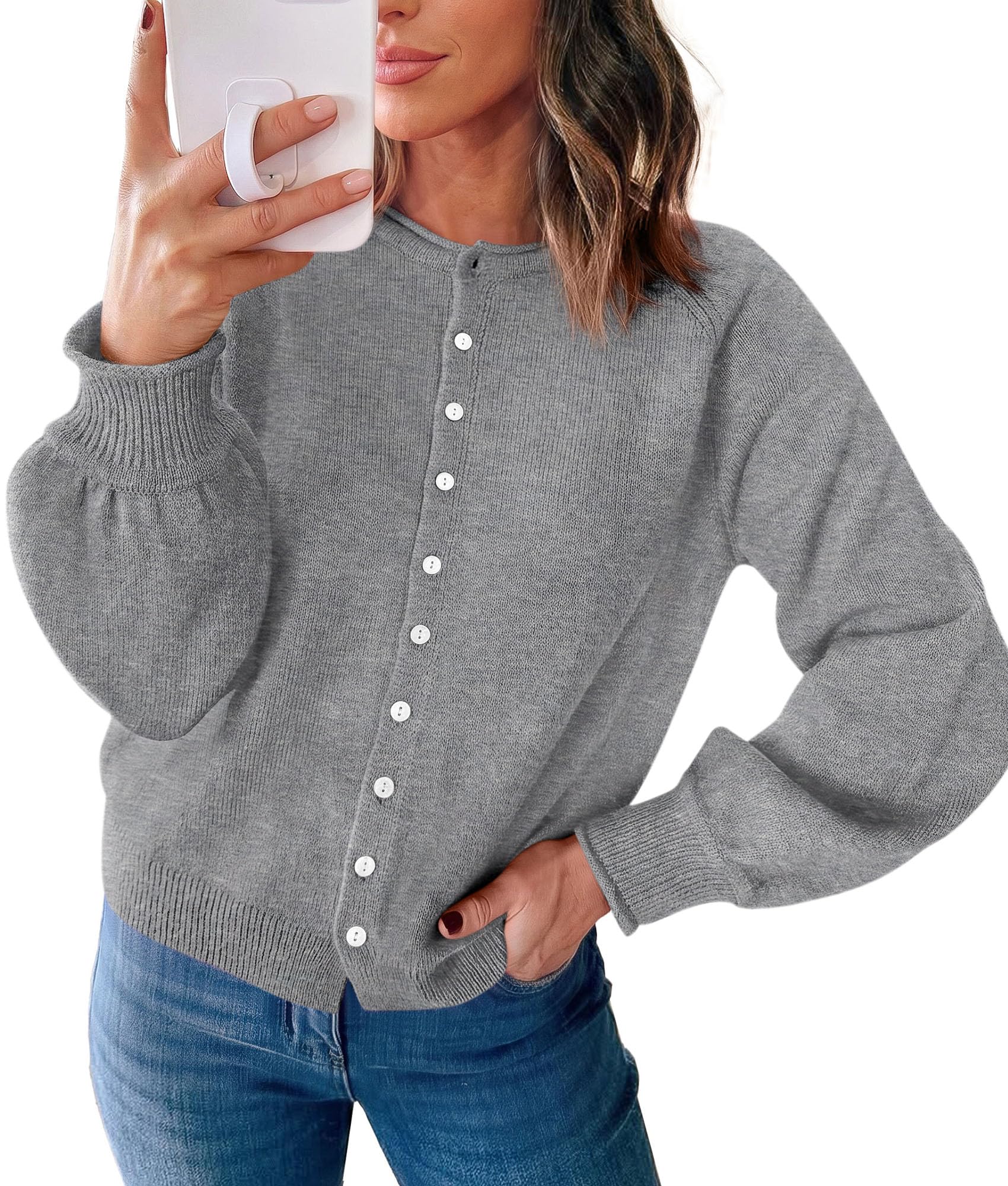 PRETTYGARDEN Womens Cardigan Sweaters