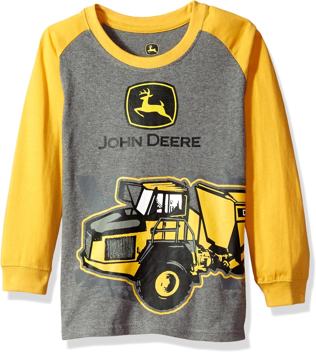 John Deere Boys' Long Sleeve Raglan Tee: Clothing