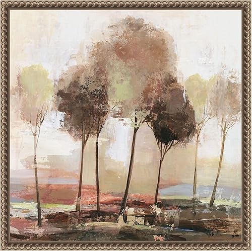 Miniatura 7 de Amanti Art Allison Pearce - Lienzo enmarcado para pared, 30 x 30 pulgadas, paisaje de ilusión, lienzo enmarcado para pared, obras de arte de Bronce