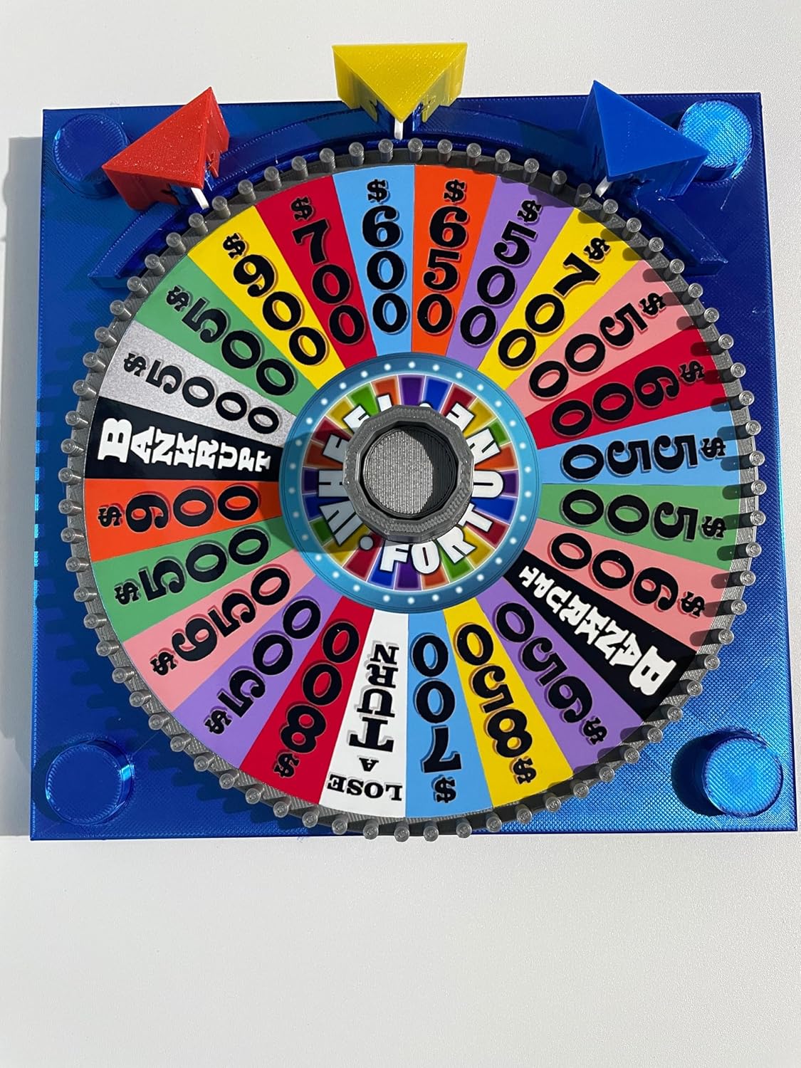 Deluxe Wheel of Fortune Wheel - Bonus Round NOT Included Wheel Itself is 6.73 inches