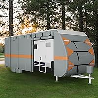 Vista 2 de YITAHOME Cubierta de remolque de viaje de 24 a 27 pies, súper gruesa, impermeable, resistente al viento, anti-UV, antidesgarros, cubierta de cámper