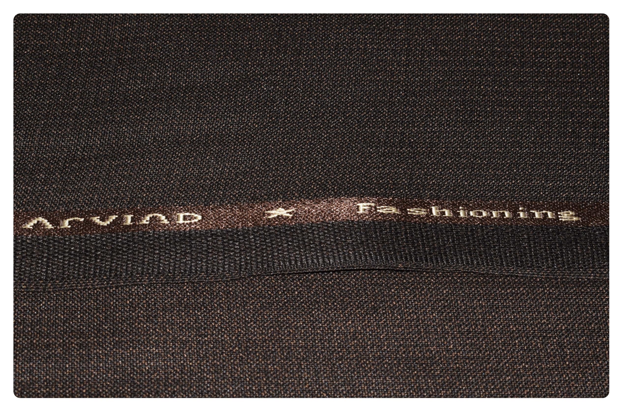 arvind Men's Poly Viscose Blend Self Design 1.30 Mtr Unstitched Trouser Fabric (NR08M7,Free Size)-picture-55