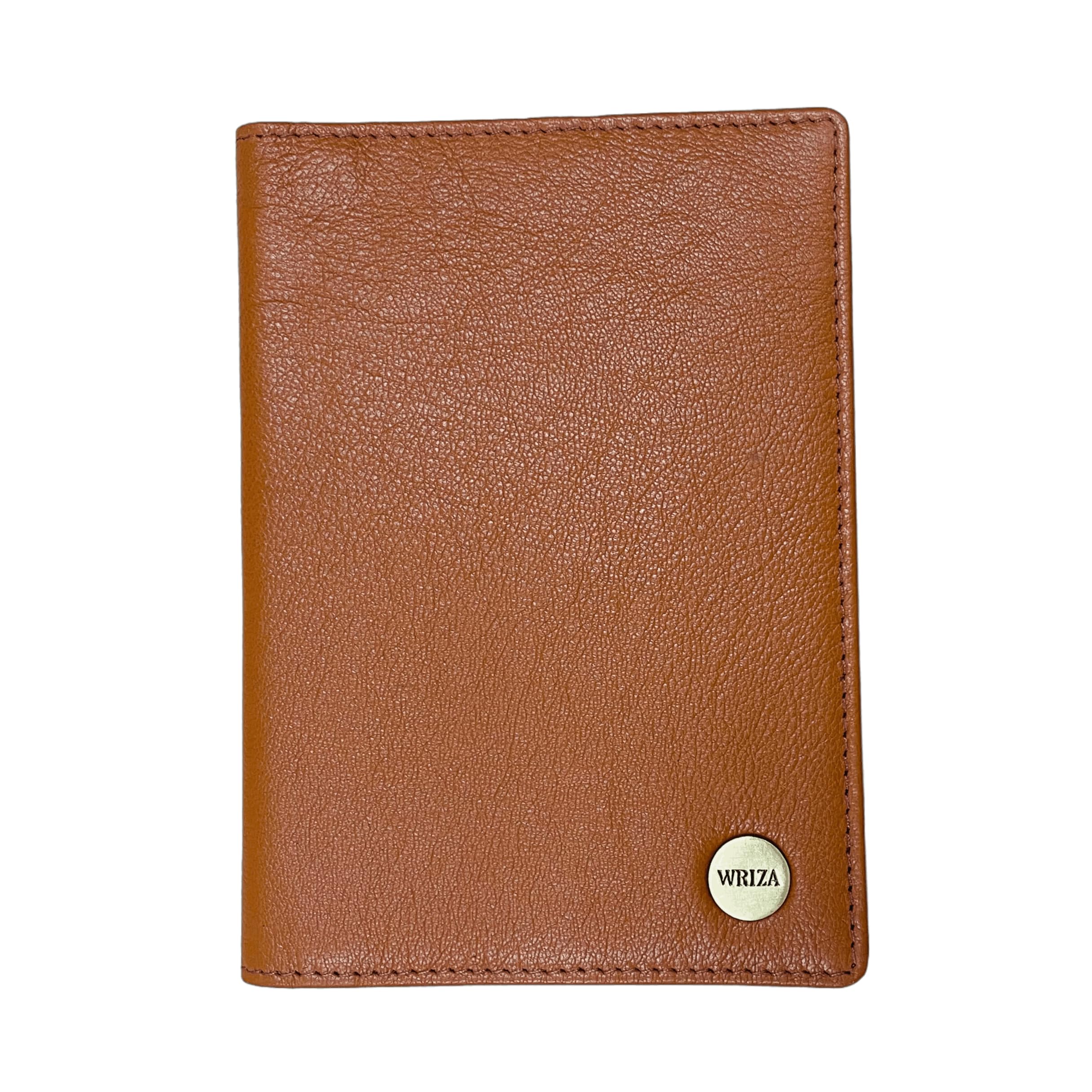 Genuine Leather Passport Holder for Men & Women | Travel Wallet with 3 Card Slots & Cash Compartment | RFID Protected Passport Cover-image-28