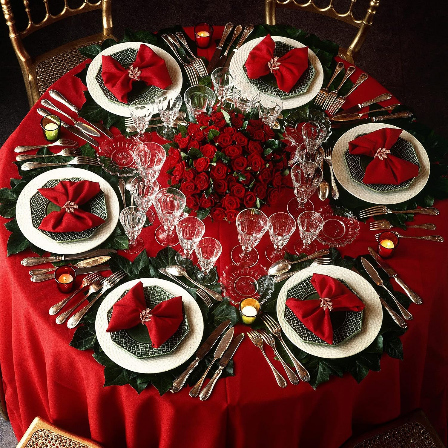 Leaf Napkin Rings Set of 6, Fall Thanksgiving Christmas Table Decor, Retro