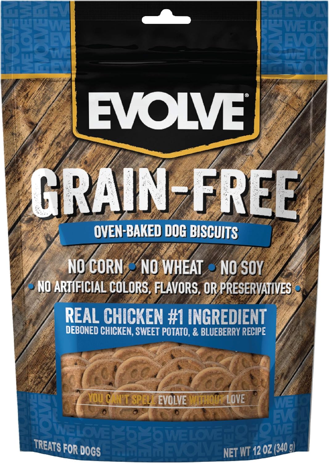 Evolve Pet Food Grain Free Deboned Chicken, Sweet Potato