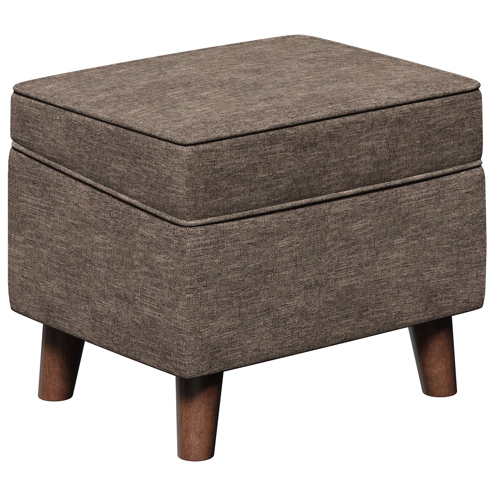FAGAGA Storage Ottoman with Adjustable Cover, Soft Step Stool