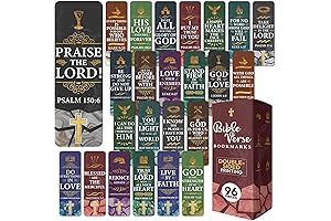 96 PCS Christian Bookmarks Bulk, Religious Bookmarks, Reading Gifts