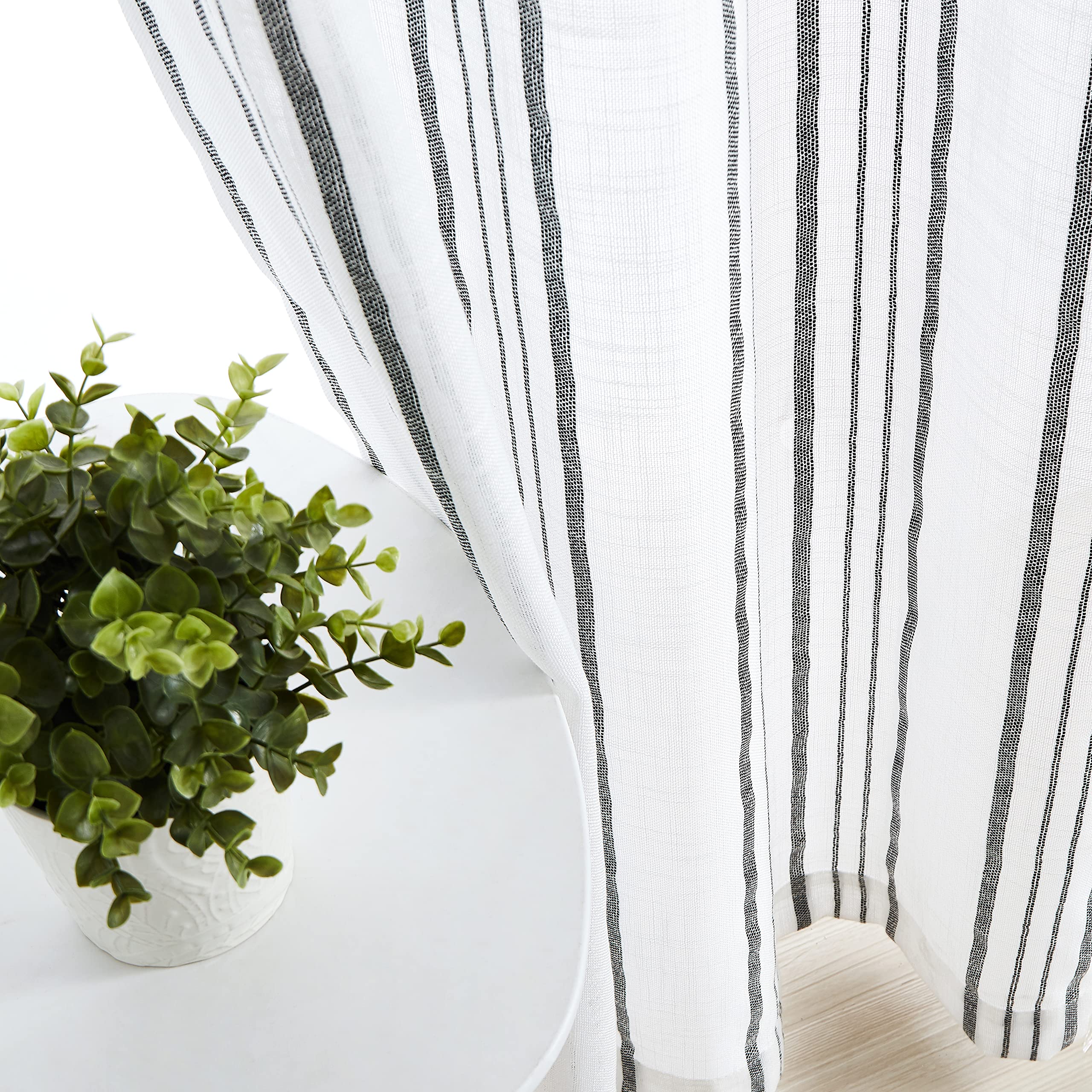 カフェカーテン（７点）※AB2554 Amazon｜SXZJTEX ストライプカフェキッチンカーテンティア幾何学模様