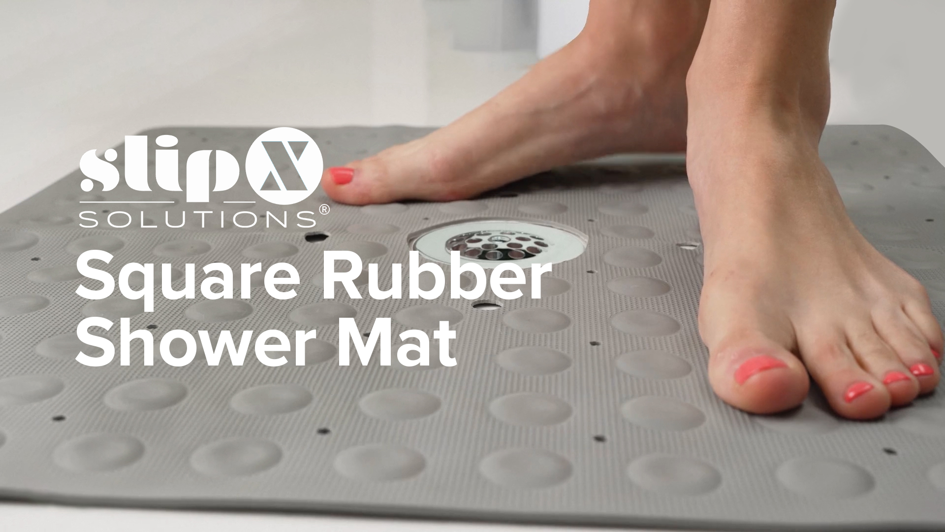 Amazon.com: SlipX Solutions Square Natural Rubber Shower Stall Mat