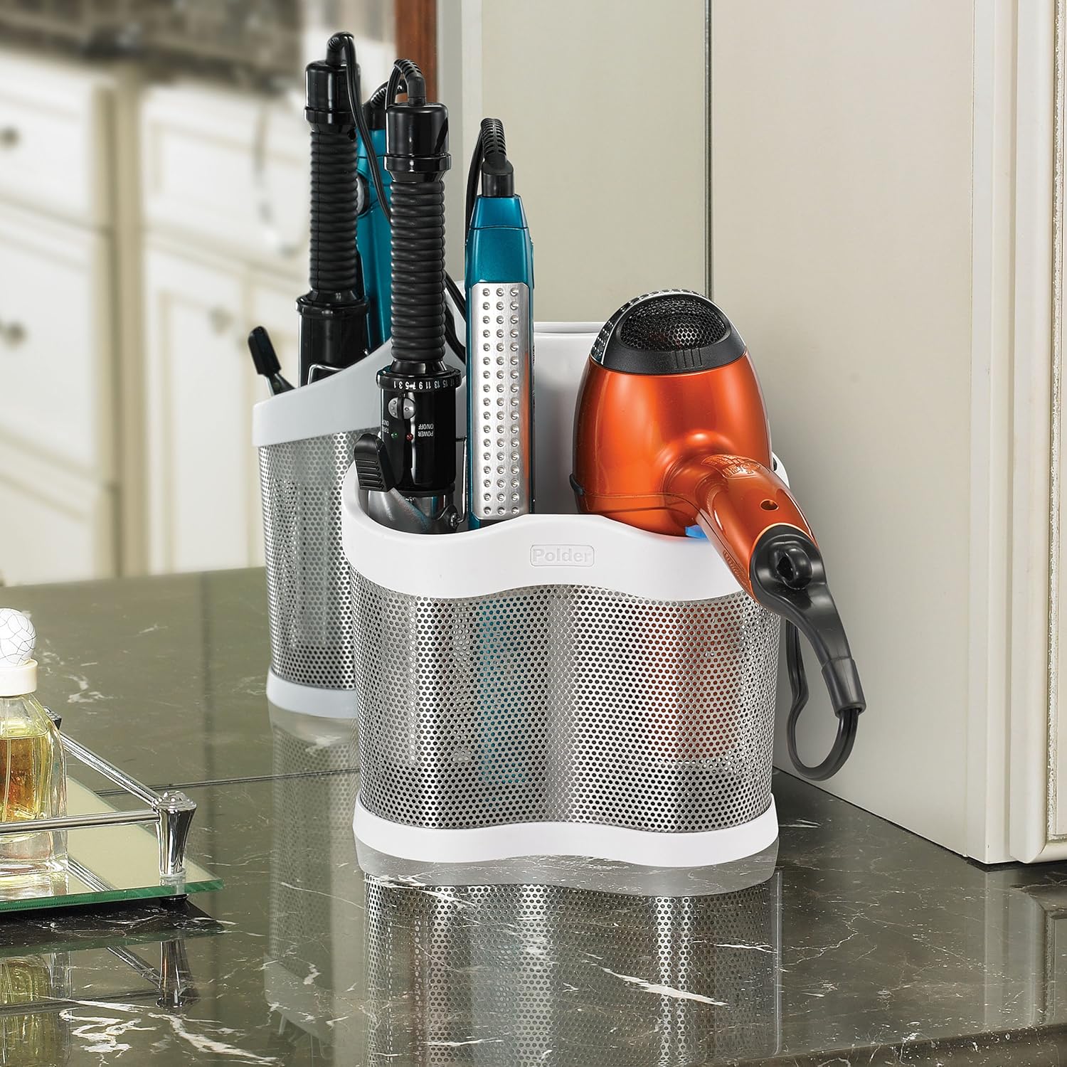 Amazon Polder Hair Styling Station Straightener Holder Hair Dryer - Main Image