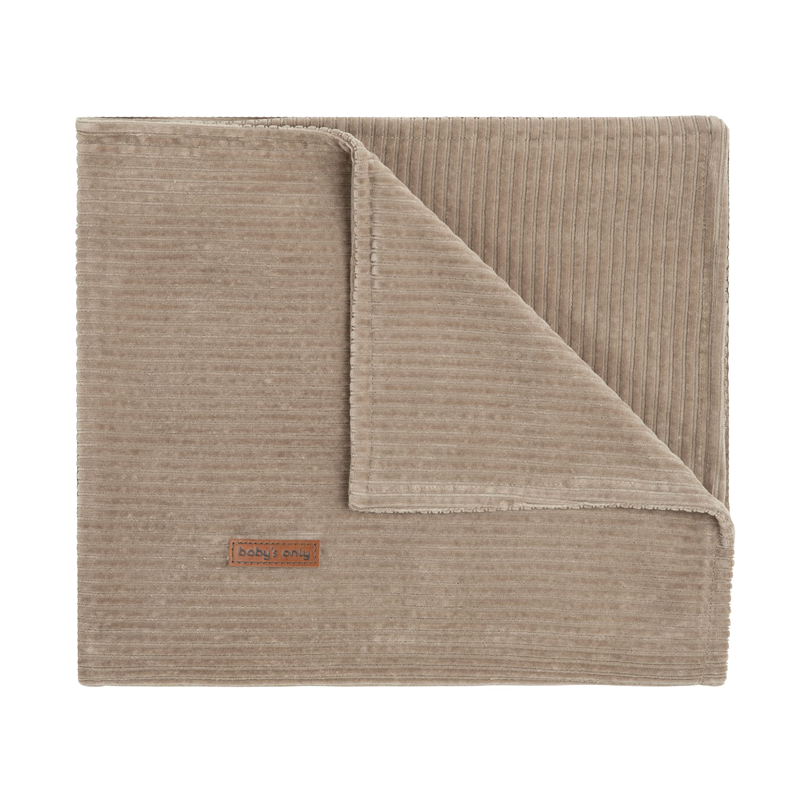 Baby's Only - Babydecke Sense - Kuscheldecke für Babywiege - Baby Decke aus Baumwolle - Für Jungen und Mädchen - 70x95 cm - Clay