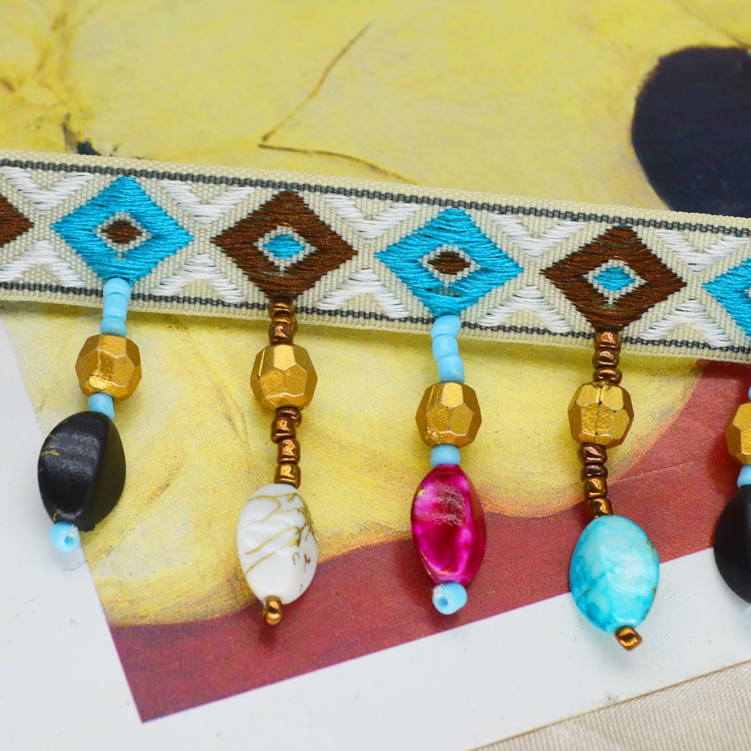 MOMOCAT 14K Gold Plated Snowflake Red Velvet Ball Pendant Double Layered Choker Necklace for Women 90s Chokers Cute Goth Chocker Costume Chockers Holiday Accessories - Image 5