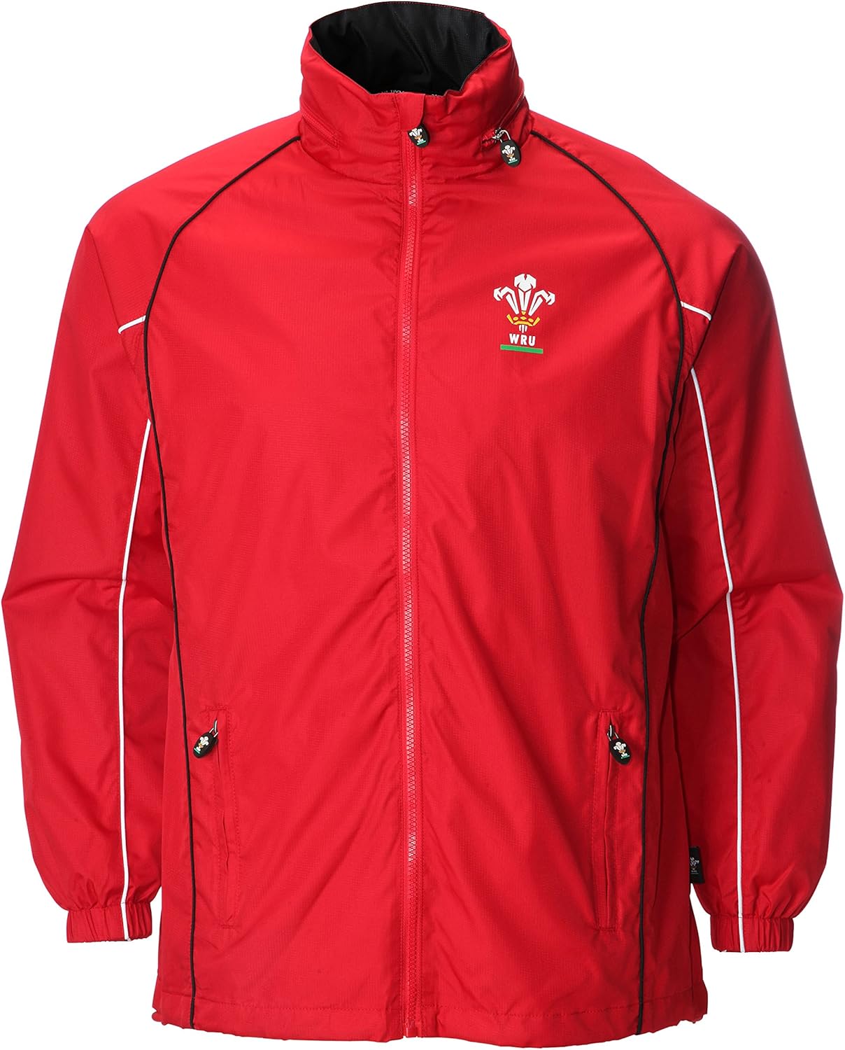 ladies red waterproof jacket