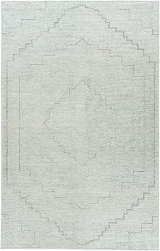 Kaleen 2 x 3 Bamboo Silk Area Rug in Glacier, Hand-Woven Solitaire Collection