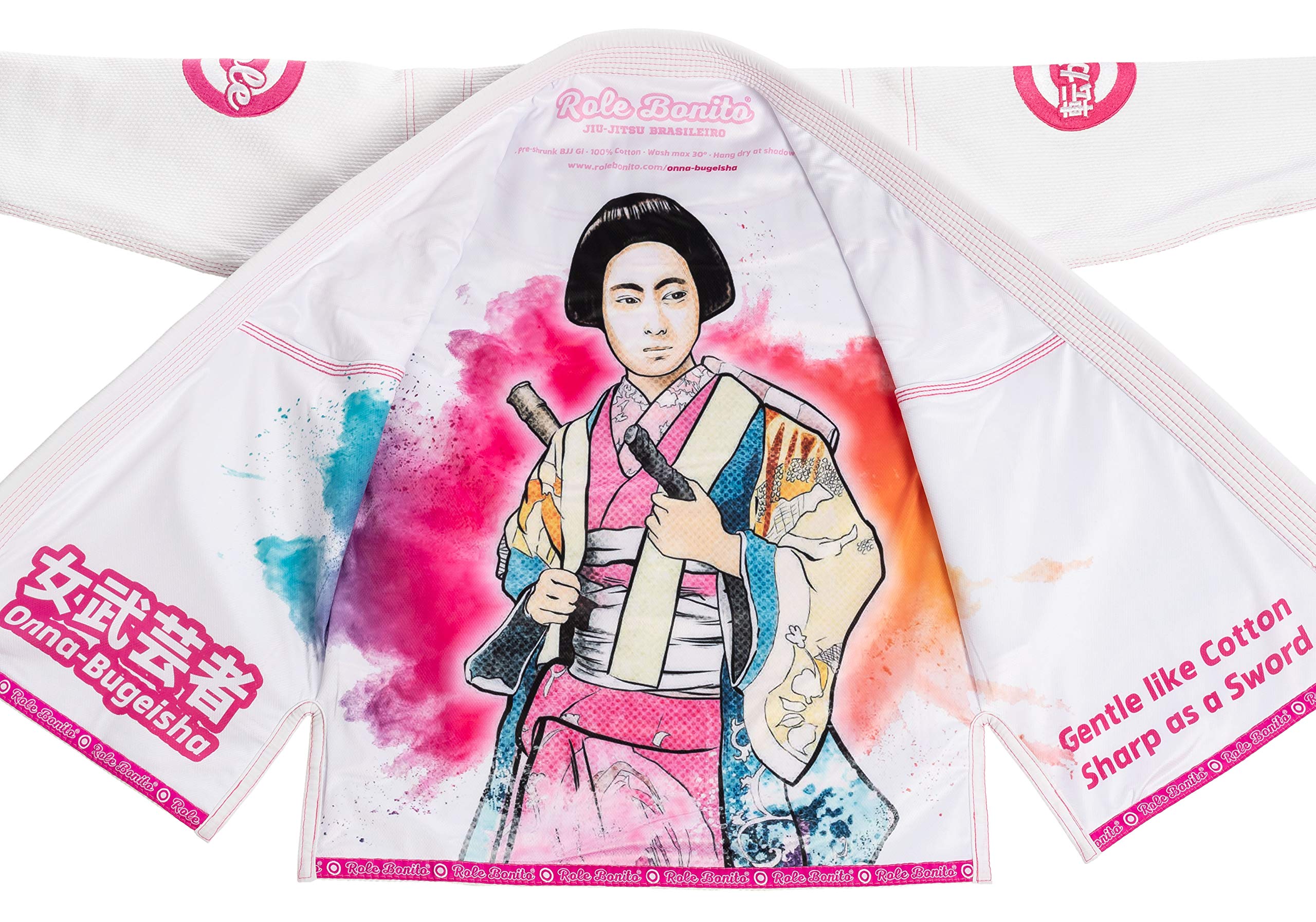 Role Bonito Onna Bugeisha - Kimono de Jiu-Jitsu Brasileño para Mujer (BJJ Gi Femenino)
