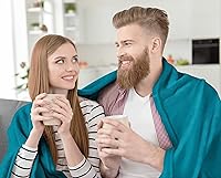 Vista 107 de Utopia Bedding - Manta de vellón de lujo, mullida, antiestática; manta de suave microfibra de 8.8 oz/yd² (300 g/m²) para cama; tamaño individual