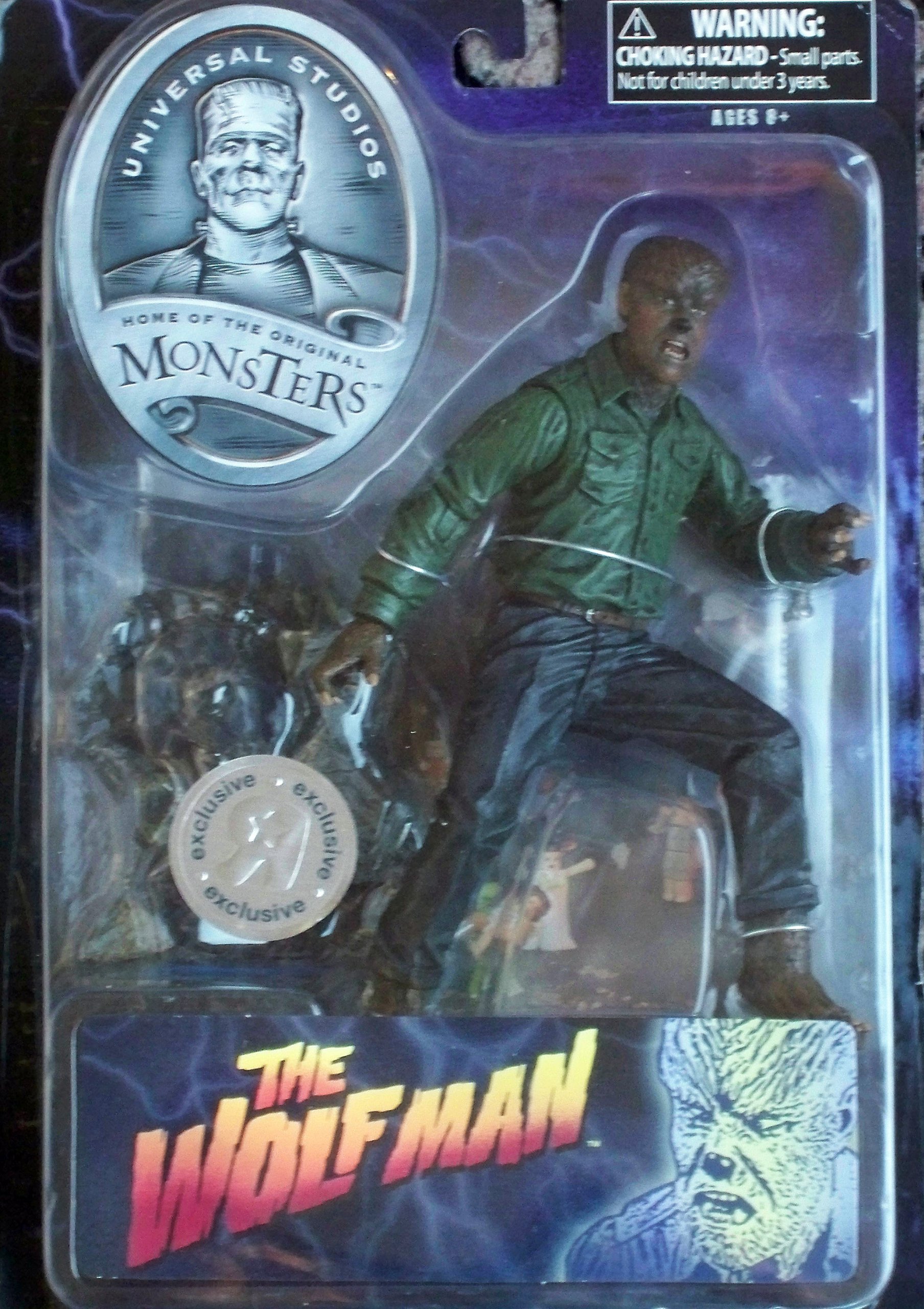 Amazon.com: Universal Studios Monsters Figure - The Wolfman : Toys