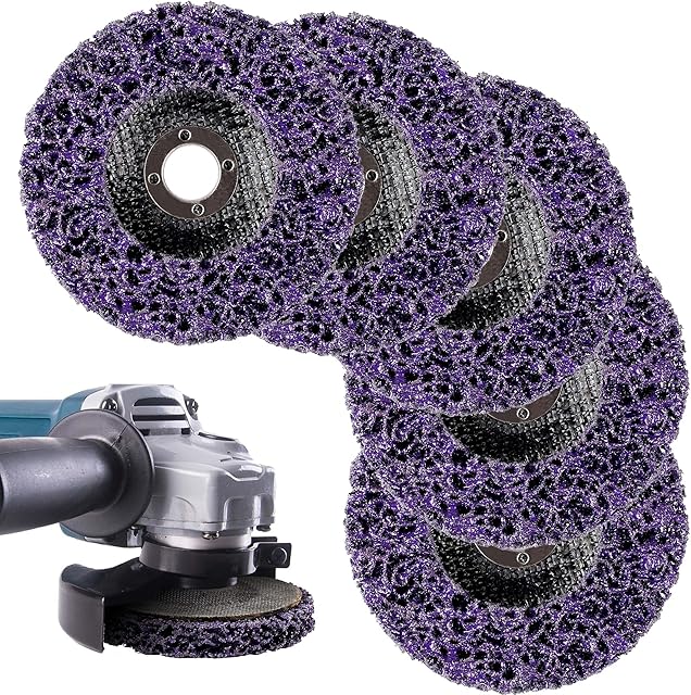 5PCS Strip Discs for Angle Grinder Wheel Paint Scraper Rust Remover for Metal,100mm Paint Stripper Abrasive Wheel Clean Tool