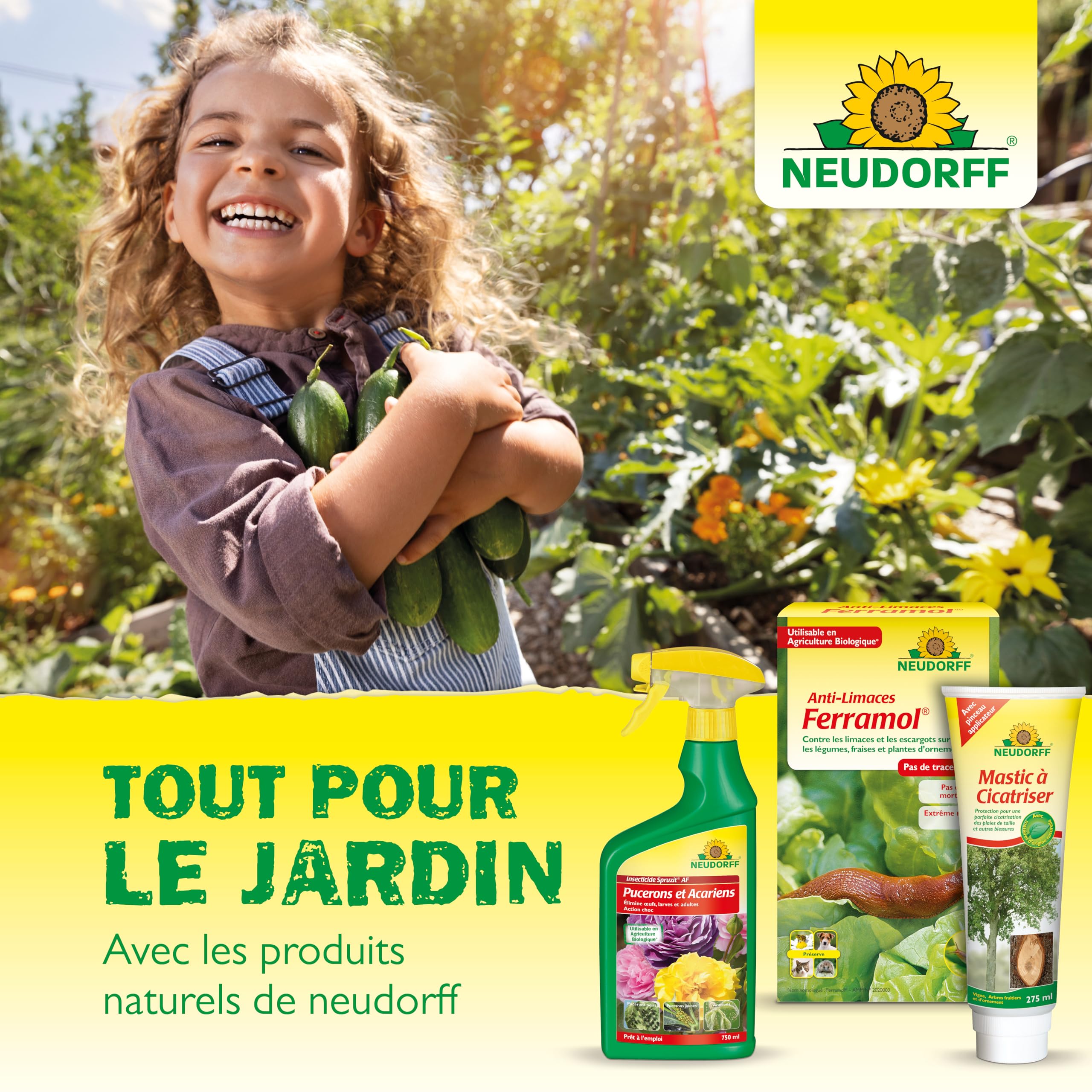 Neudorff Finalsan Désherbant Allées Terrasses 2,5 L sans glyphosate action rapide