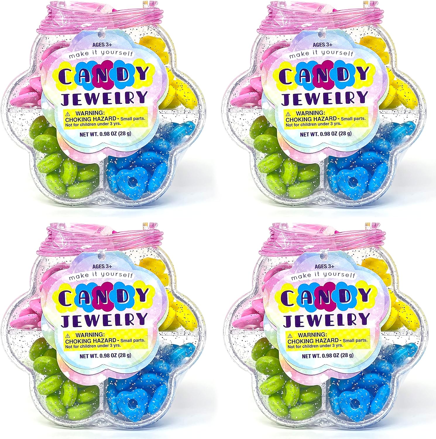 crait Candy Necklace Kit for Girls Party Favors, Make