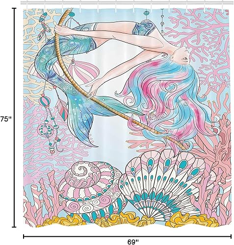 Miniatura 5 de Ambesonne - Colección decorativa, cortina para regadera de baño de poliéster.