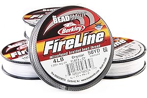 The Beadsmith Micro-Fused Fireline Thread For Jewelry Making and Bead Weaving