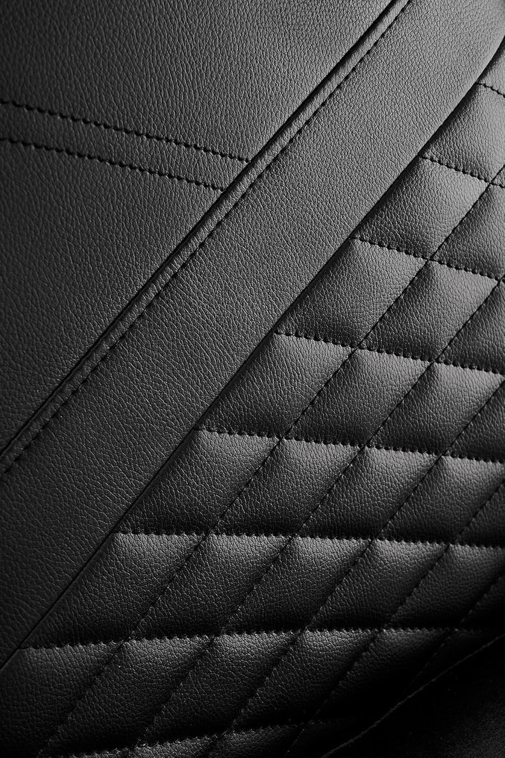 Close-up of synthetic leather texture on chair