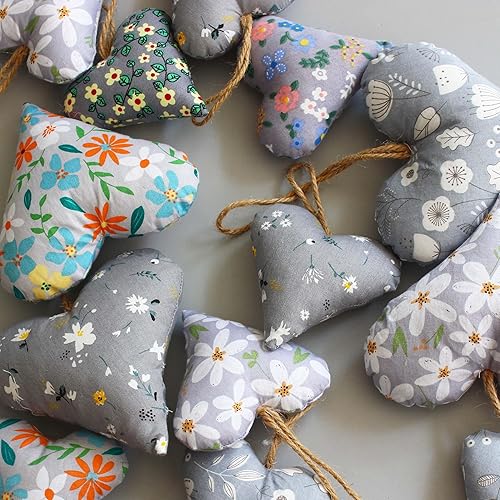 Miniatura 7 de 42 piezas de tela floral 100% algodón para tartas de 10 x 10 pulgadas para coser y acolchar, paquetes de tela precortada para manualidades,