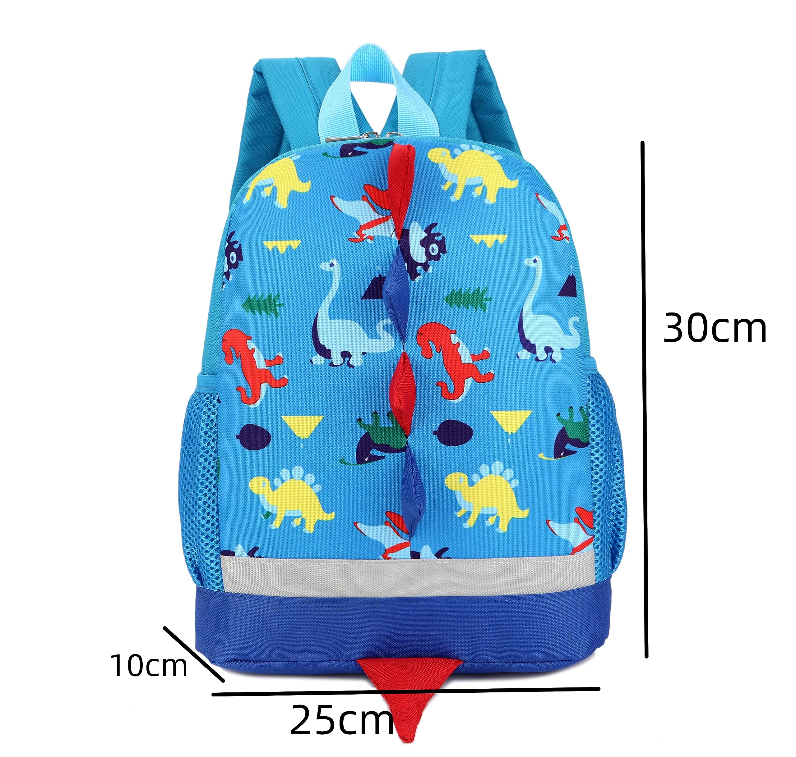 MAOYUAN BEAR Dinosaur Kids Backpack, Suitable for toddlers Leash Nursery Backpack, Boys Backpack, (dark blue) - Image 2