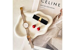 Conviv Modern Ceramic Jewelry Tray | Vanity Perfume Tray for Dresser Home Decor