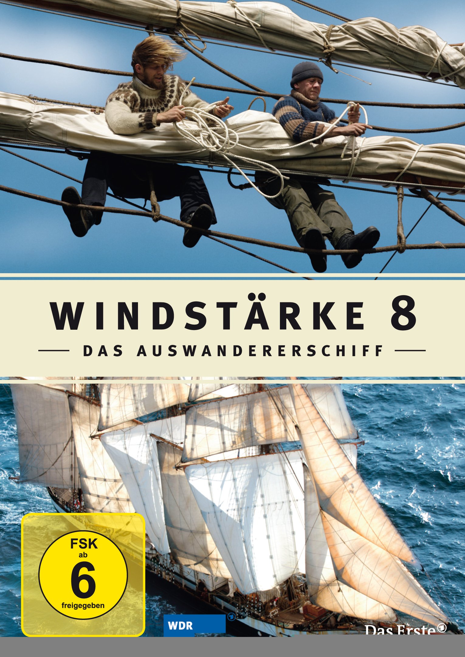Película en DVD Windstärke 8 edición de Alemania para reproductores domésticos