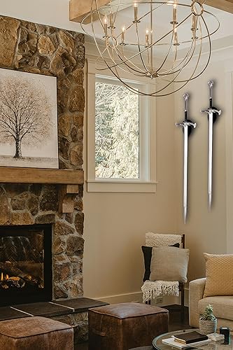 Miniatura 3 de WANLIAN Soporte de pared para espada, soporte de pared para espada, soporte de pared vertical de una sola espada, soporte de pared universal para