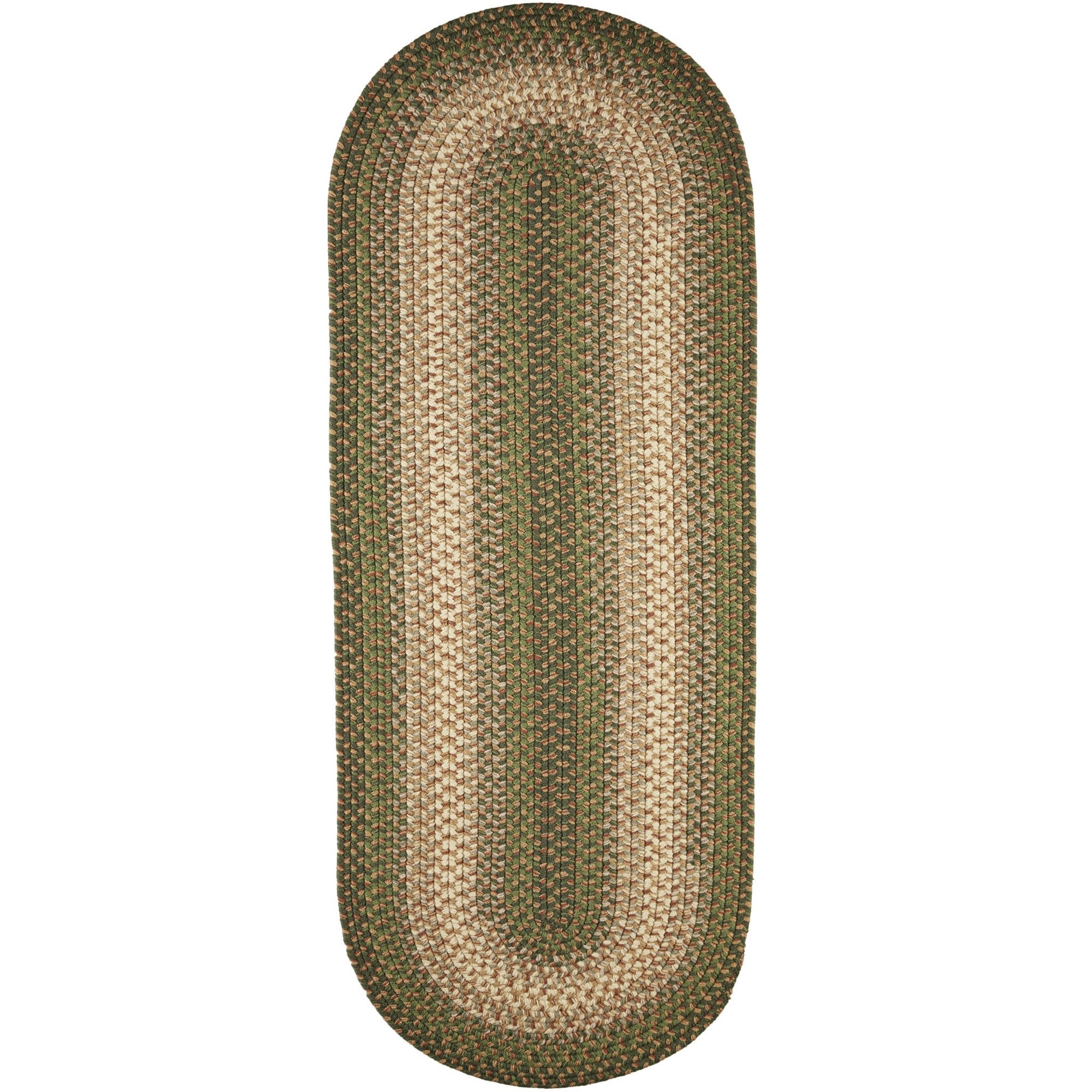 Amazon.com: Super Area Rugs Oval 2X8 Herb Garden Braided Rug Hartford ...