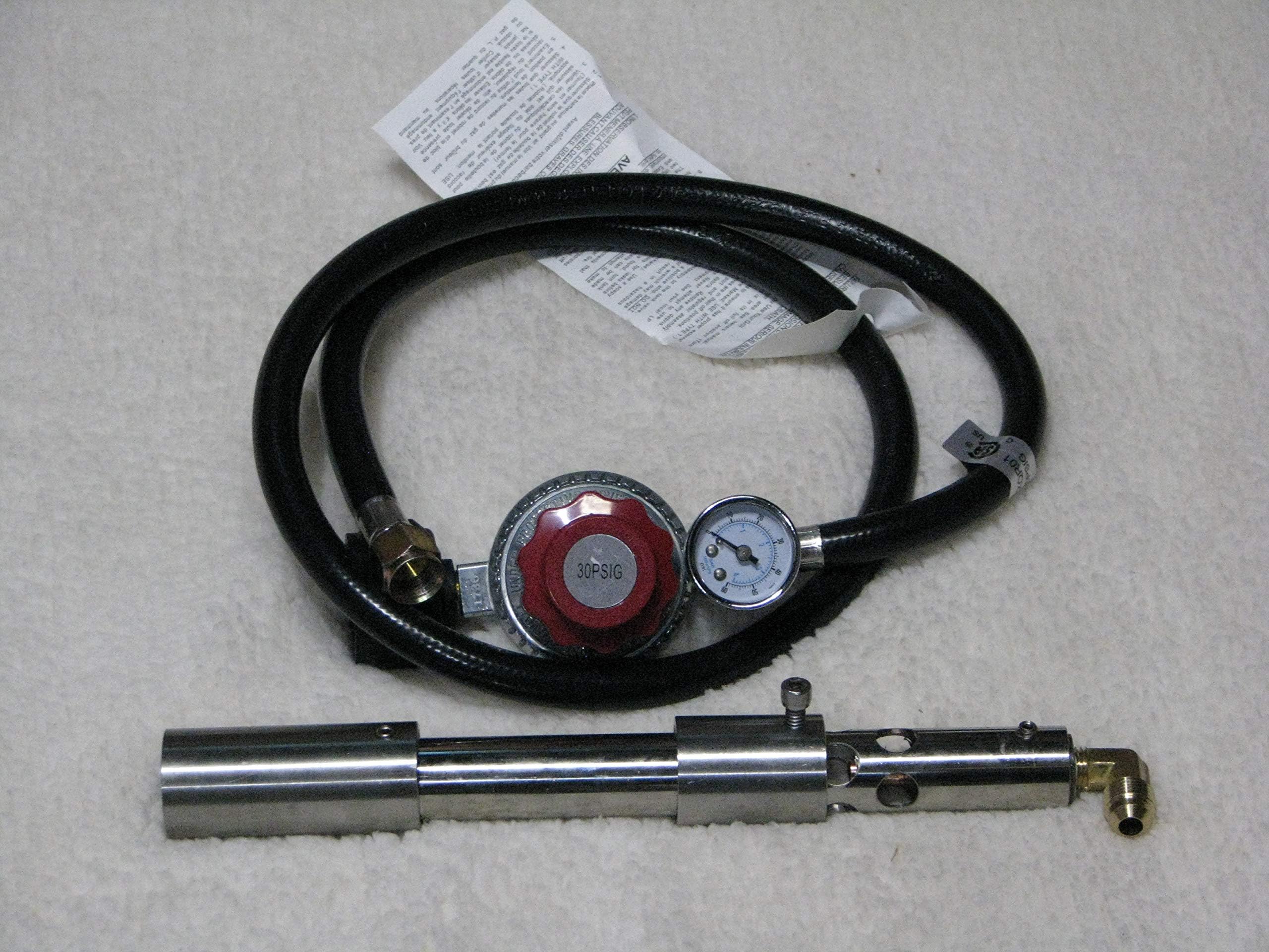 GOEDE G-2-90 Stainless Steel Forge/Foundry Burner with Regulator and Gauge