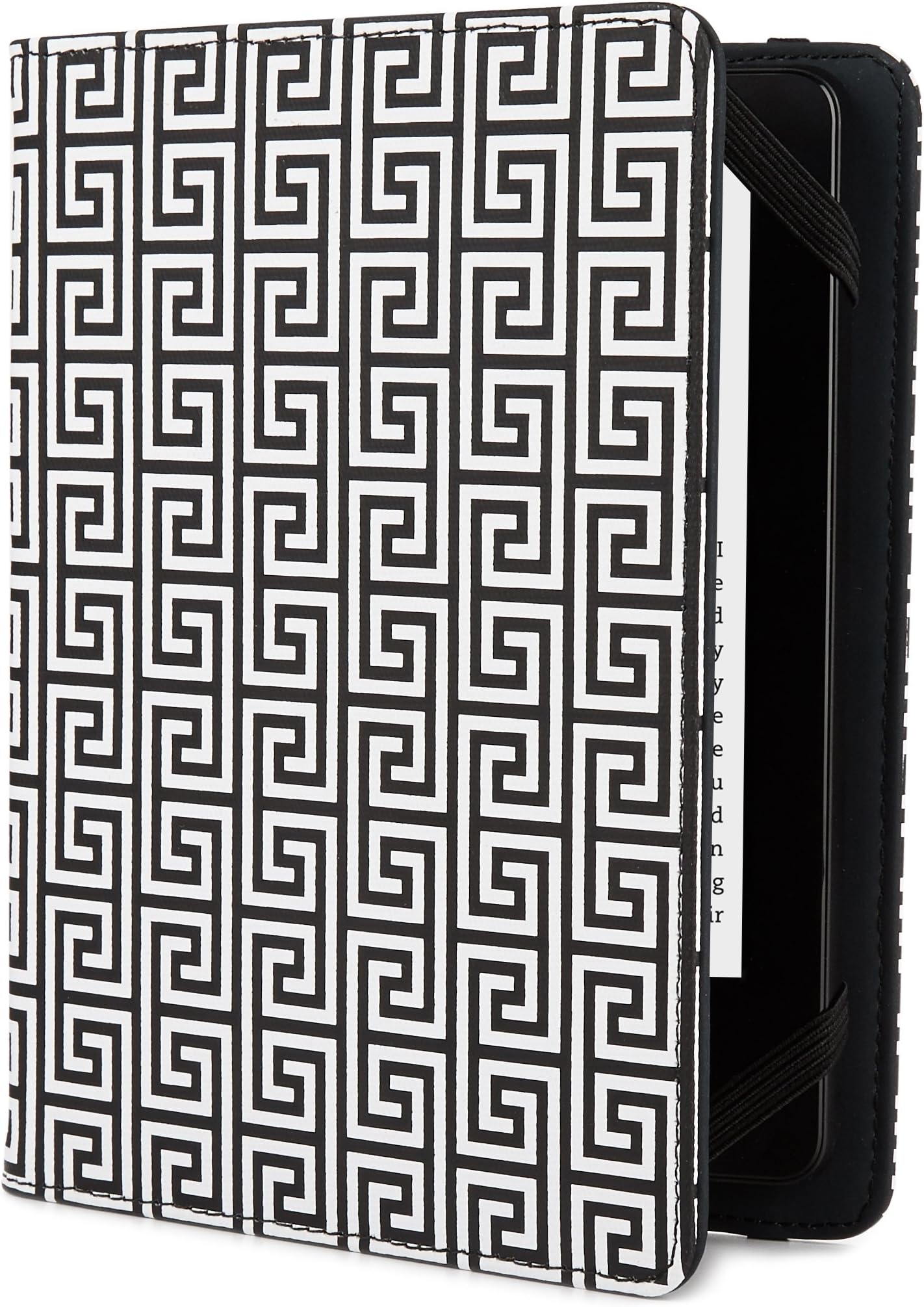 Jonathan Adler Greek Key Cover - Black/White (Fits Kindle Paperwhite, Kindle & Kindle Touch)