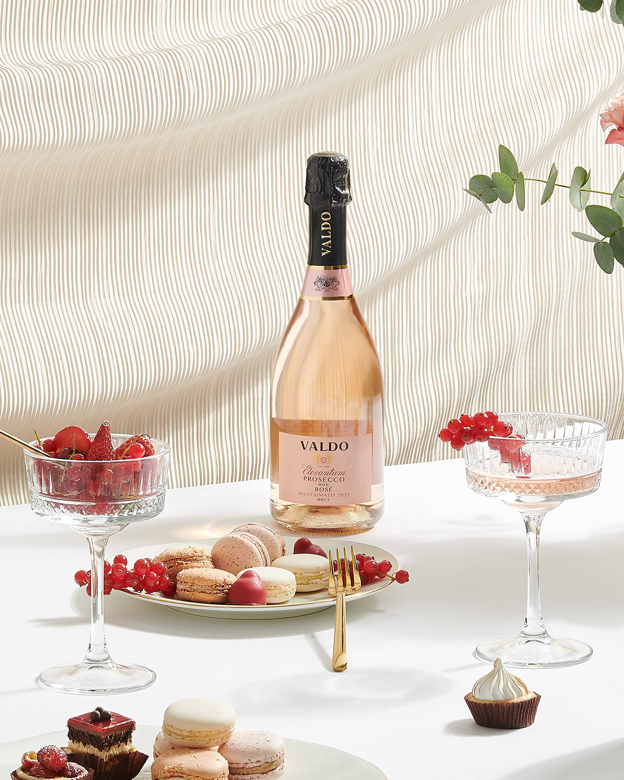 Valdo Elevantum Prosecco Doc Rosé Brut Millesimato - 750ml x 6
