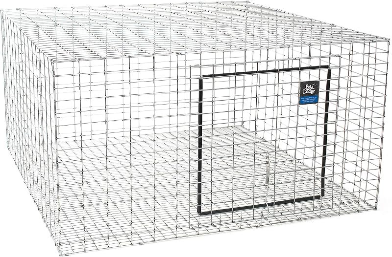 Gaiola para Coelhos Pet Lodge em Arame Galvanizado Empilhável 60,96 x 40,64 x 60,96 cm