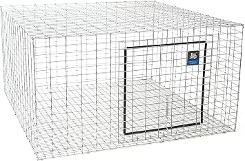 Pet Lodge Wire Rabbit Hutch | Rust Resistant Galvanized Wire Mesh | Easy to Assemble Stackable Rabbit Cage | Made in USA | 24 X 24