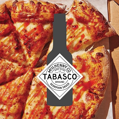 Miniatura 4 de TABASCO - Salsa escorpión, salsa picante intensa y ardiente, botella de vidrio, sabor audaz y picante, mezcla de chile escorpión, guayaba y piña,