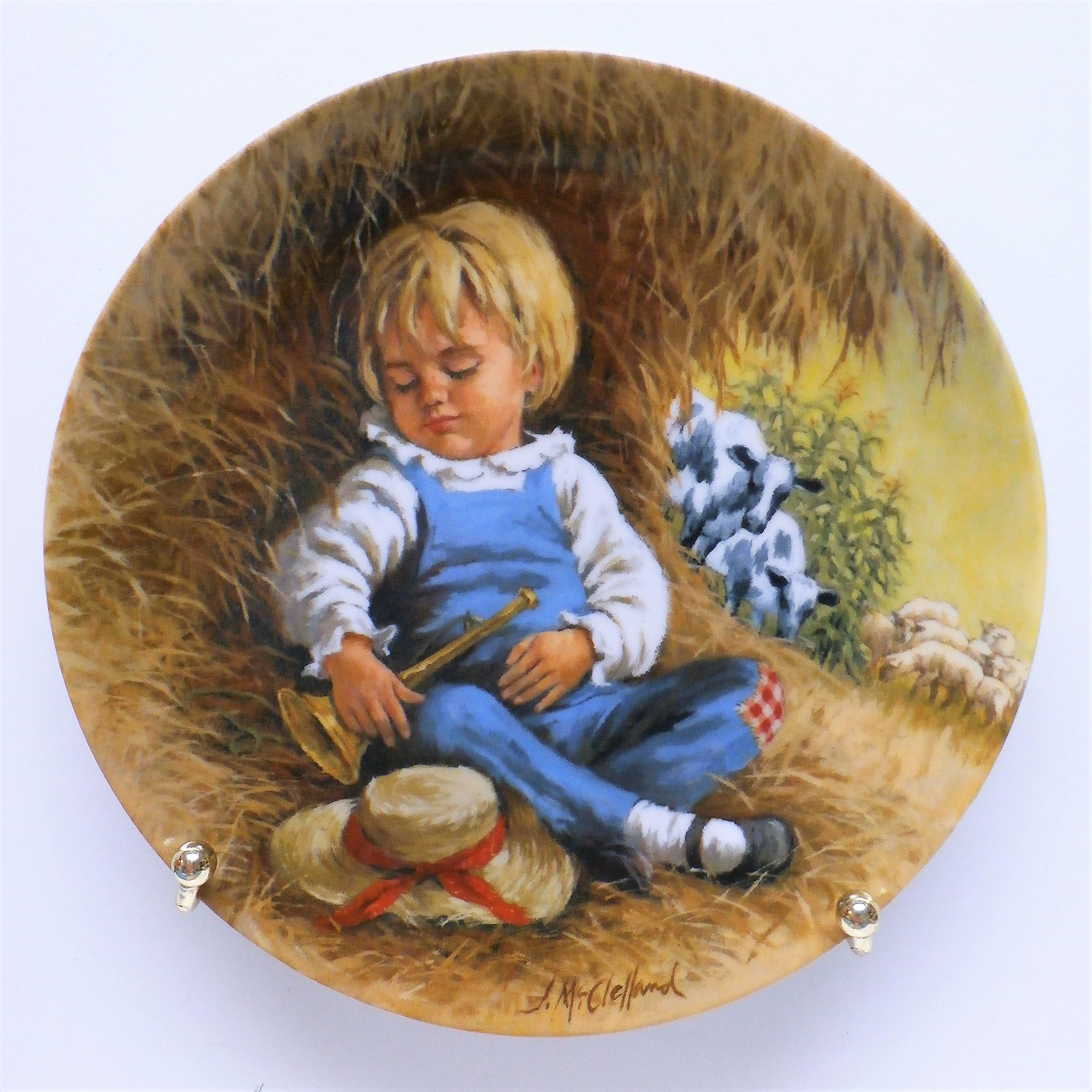 Little Boy Blue, John McClelland collector plate