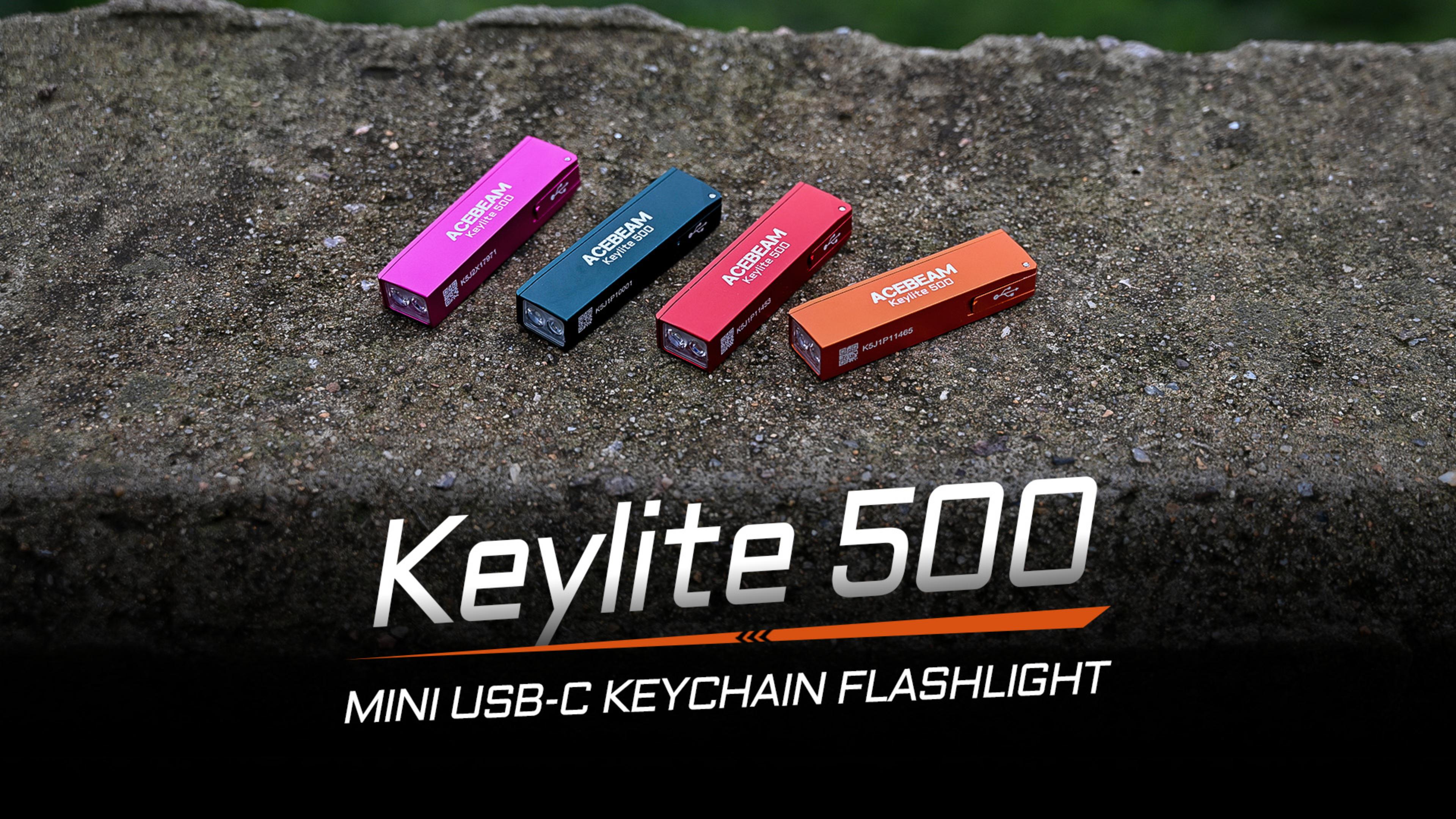 Amazon.com: ACEBEAM Keylite 500 High Lumens Keychain Flashlight