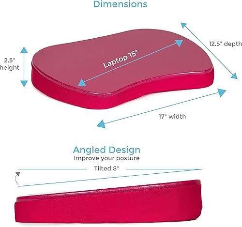 Miniatura 4 de Sofia + Sam Mini Memory Foam Lap Desk Color: Pink